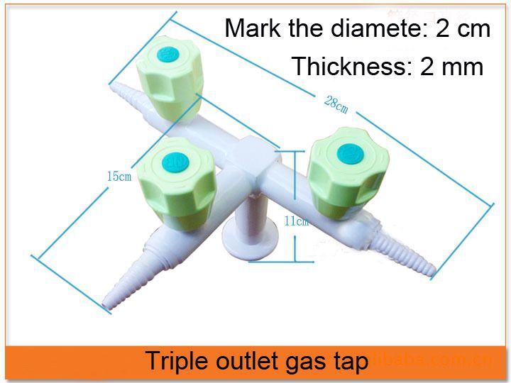 Deck Mount Laboratory Faucets Brass With Double / Single Outlet