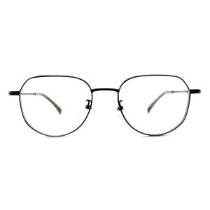 Quality TF3336 Optical Round Titanium Eyeglasses Frames Vacuum Plating Customized wholesale