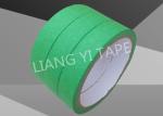 Green Heat Resistant Insulation Tape , Crepe Paper Automotive Adhesive Tape