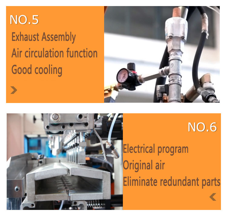 Easy to Operate HDPE Bottle Extrusion Blow Molding Machine with 500mm Neck Diameter