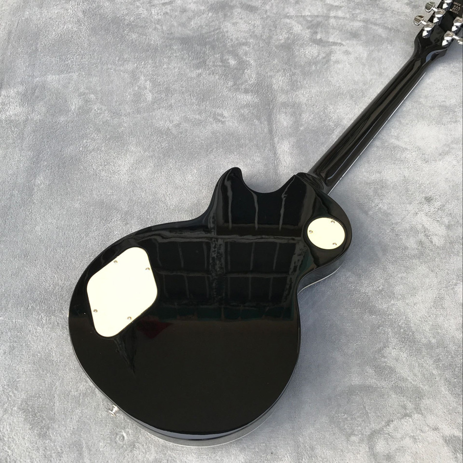 Black 1959 R9 LP standard electric guitar, ebony electric guitar, adjust adjacent Matic bridge