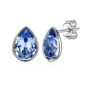 Quality Women Pink Sterling Silver Jewelry Earrings wholesale
