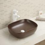Not Breeding Bacteria Above Counter Bathroom Wash Basin Pink Easy Clean Ceramic