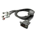 10 Lead ECG Holter Cable Snap Connector Compatible Beijing Meigaoyi MGY-02