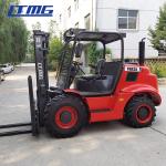 LTMG all terrain forklift truck 3.5ton forklift 2WD 4WD diesel powered forklift