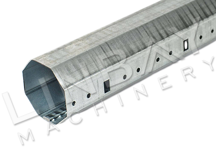 Automatic Galvanized Steel Cast Iron Structure Octagonal Tube Roll Forming Machine