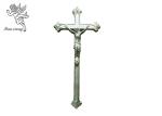 Jesus Decorative Funeral Crucifix , Silver / Copper Color Coffin Cross PP