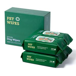 Quality Lavender Scent Pet Wet Wipes Hypoallergenic Dog Wipes 400 Count Customized Logo wholesale