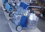 Piston - Type Double Bucket Mobile Milking Machine With 1440 Rpm / Min