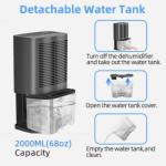 2L Moisture Absorber Smart Household Room Air Mini Dehumidifier