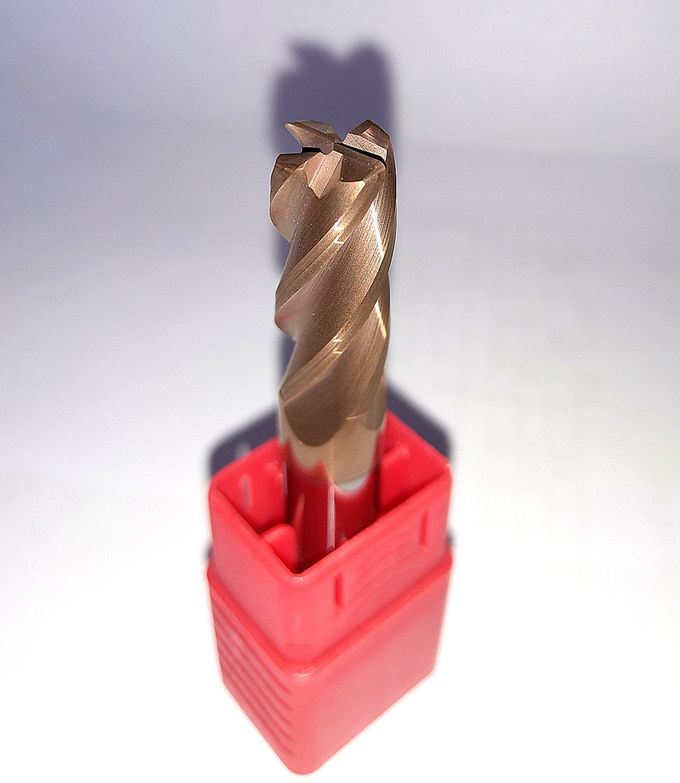 4 Flute HRC50/55/65 Corner Radius End Mill For CNC Machine / Engraving Machine