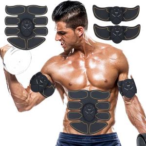 Quality Black Pink Home Fitness Equipment , ABS Abdominal Muscle Stimulator wholesale