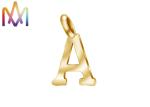 DIY Accessories Copper Alphabet Letter Necklace Charms