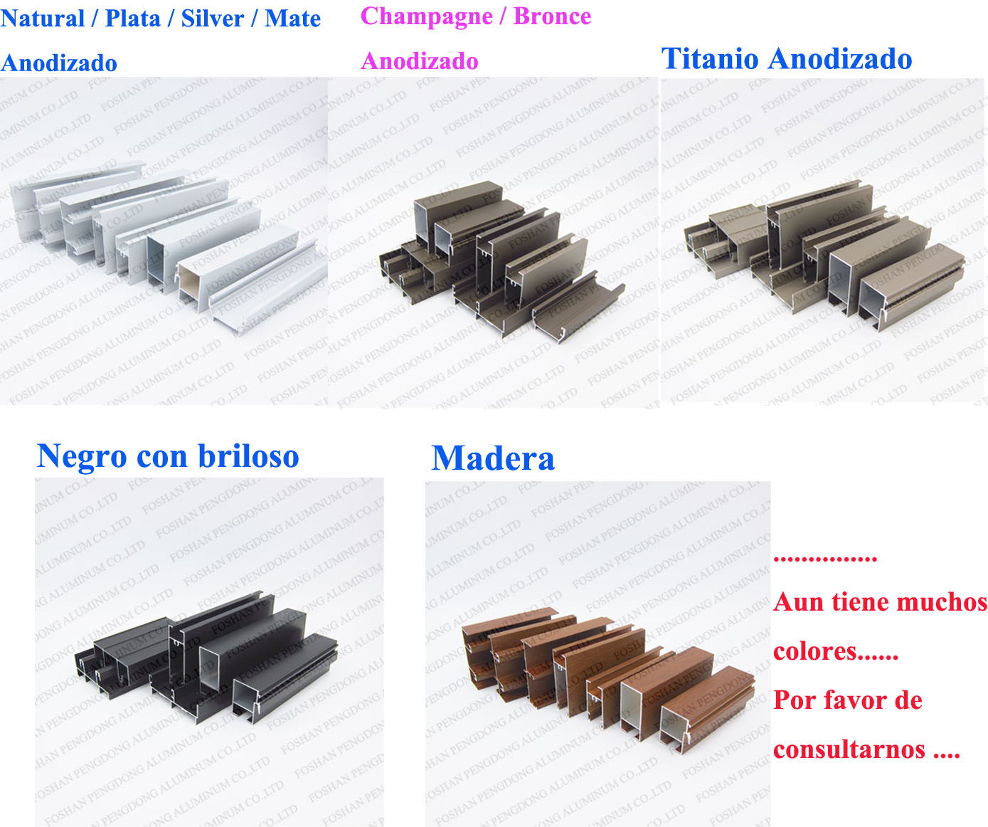 Aluminum Profiles For  Linea 20 Linea 25