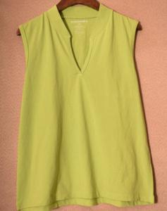 Quality Refreshing Style Ladies Summer Vest 95% Cotton Green Tank Top Womens wholesale