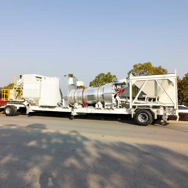 Mobile Hot Mixing Drum Asphalt Plant
