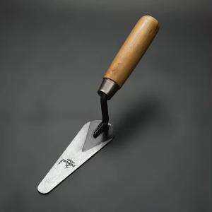 Quality Wooden Handle Narrow Carbon Steel Blade Concrete Mortar Float Patching Finishing Masonry Bricklaying Trowel wholesale