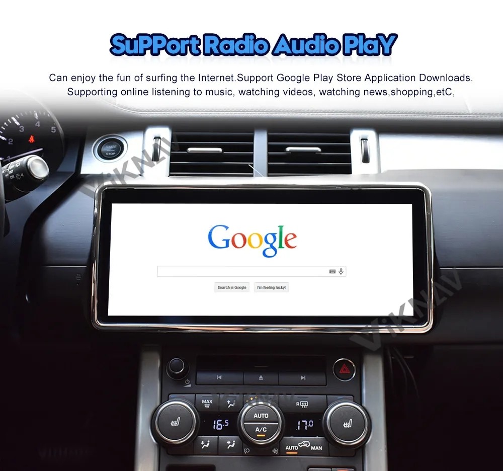 For 2012-2018 Range Rover Evoque touch screen Car radio 12.3 Inch 8 Core Navigation Multimedia Player Wireless Carplay