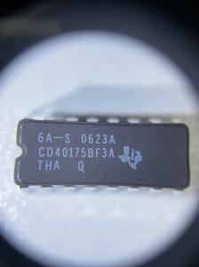 Quality CD40175BF3A CD40175B MIL CMOS QUAD Semiconductor IC Chip D-TYPE FL wholesale