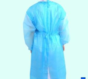 Quality Sanitary Sterile Disposable Body Suit , Foam Proof Non Woven Disposable Surgeon Gown wholesale