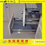 Preheat Aluminum Carcase Material Kitchen, Wardrobe, Shoe Cabinet