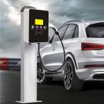 Single Gun 11kw 22kw Electric Car Wall Box Home Charger Overcurrent Protection