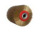 100 X 120mm Industrial Steel Wire Curved Wood Polishing Brush Roller