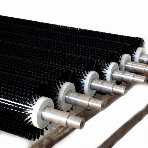 Quality 60mm Nylon Industrial Cylindrical Brush Cleaning Roller Customizable wholesale