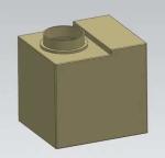 40 Liters Square Chemical Dosing Tank 10 Gallon Corrosion Resistance