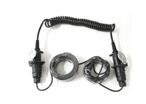 Quality GX16 4 Video Inputs Security Camera Extension Cable 7 Pin Metal Plug wholesale