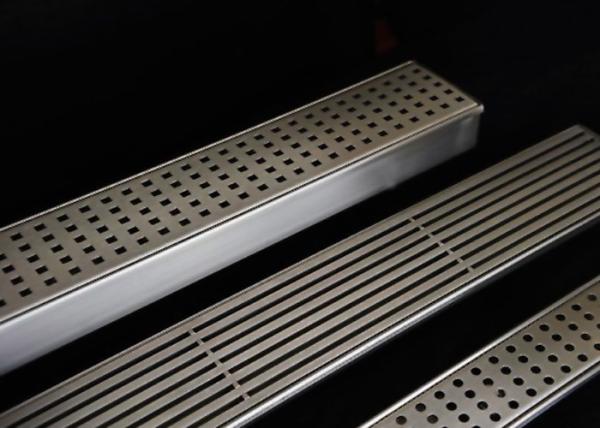 Easy Installation Stainless Steel Drain Grate With Flat Surface / Curved Grid