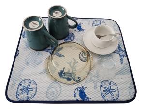 Quality 24x18in Kitchen Sink Microfiber Dish Drying Mat Dish Drainer Mat wholesale