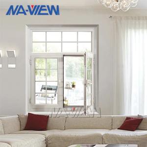 Quality Crank Out White Aluminium Casement Windows PVDF Frame wholesale