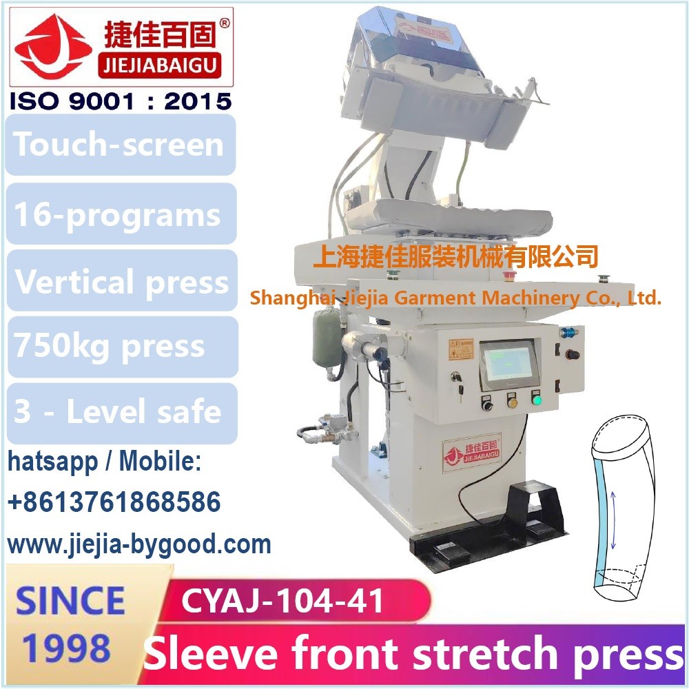 Automatic Blazer Suit Jacket Press Machine Sleeve Front Stretch