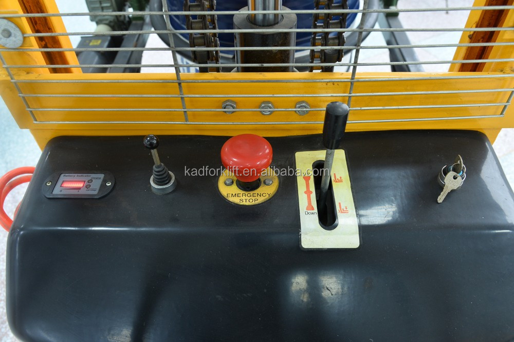 300kg Drum Handling Solutions DC Powered Hydraulic Semi Electric Drum Stacker