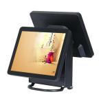 Windows XP Restaurant Pos Dual Monitor 32G SSD 10 Point Capacitive Touchscreen