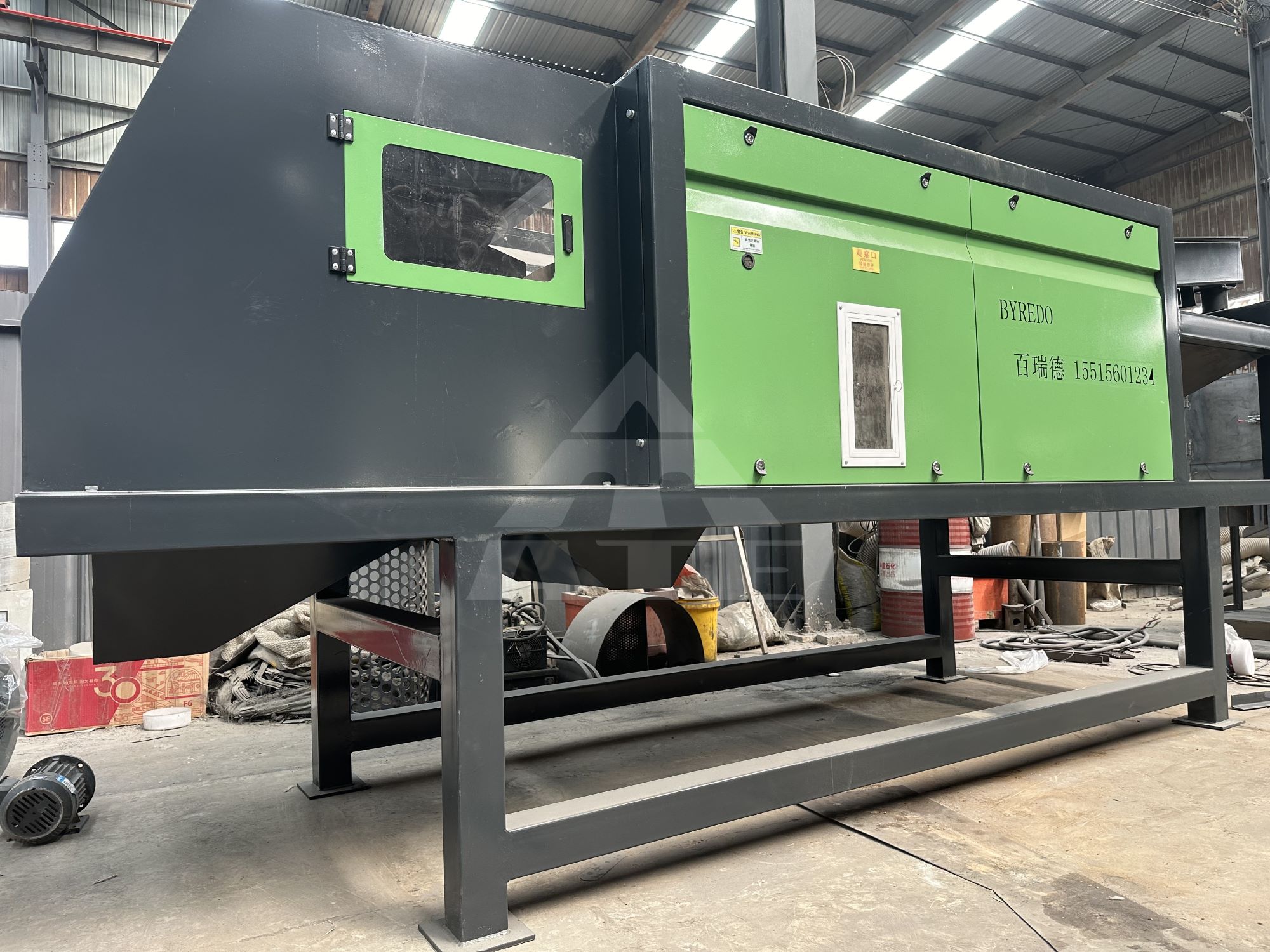 Waste Motor Sorting Machine Iron Sand Magnetic Separator Machine Eddy Current Separator for Aluminum