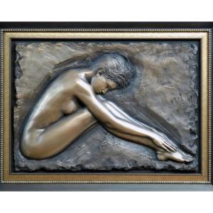 Quality Home Decoration Bronze Relief Sculpture 70cm Female Nude Sculptures wholesale