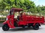 Open Body Type 2021 DAYANG 250cc Semi Cabin Cargo Tricycle 300cc Red Color Power