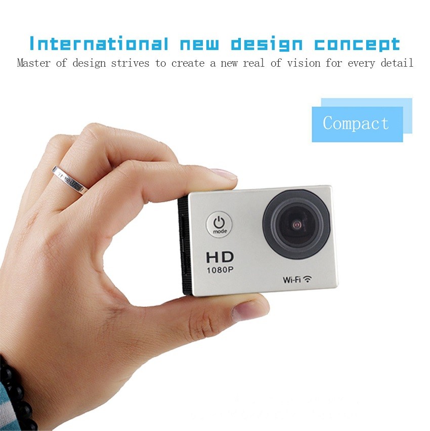 400mah Action Pro 1080p Sports Camera Helmet 3.7v DV Body 120 Degree H62