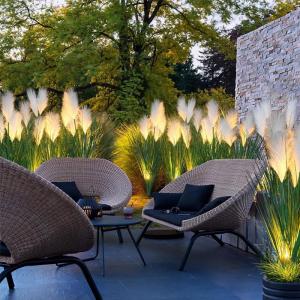 Quality Solar Powered LED Fiber Optic Lamp IP54 Reeds Outdoor LED Floor Lamp wholesale