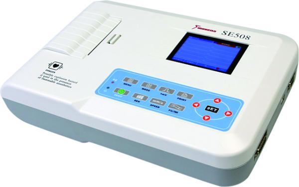 First Aid Devices Portable ECG Machine SE508 3 Channel Measure Cardiovascular