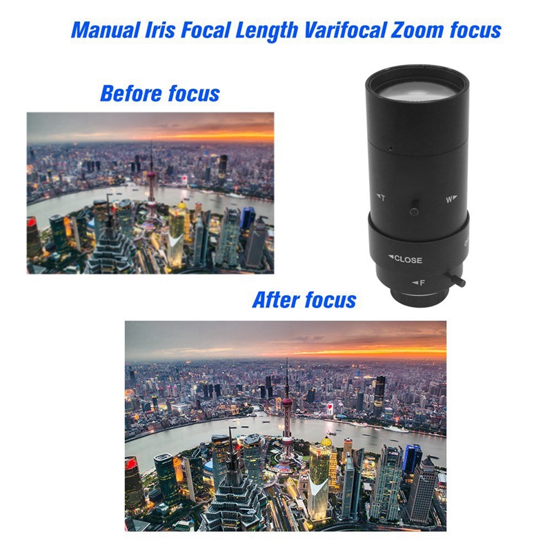 100mm 8mp industrial lens manual aperture lens C interface 1 inch for video machine vision lens