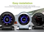 Cammus Auto Gauge Tachometer Rose Gold OBD2 Turbo Boost Gauge