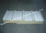 Windproof 50mm 75mm PU Sandwich Panels Thermal Insulation