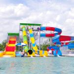 ISO9001 Outdoor Amusement Park Water Slide With Long Working Life