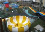 CE Certificate Bowl Water Slide Aqua Park Equipment With Elegant Design