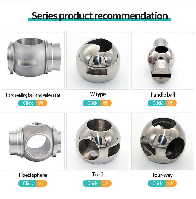 Corrosion Resistant DN80 Stainless Steel 304 Hard Seal Valve Ball With Valve Seat Customized for Your OEM Support and Needs
