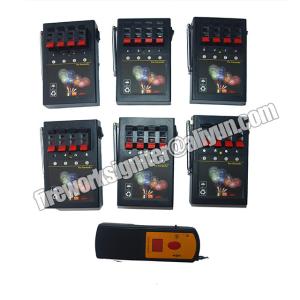 Quality Digital 6pcs 24 Cues Fireworks Machine For Wedding Stage wholesale