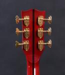 Customized acoustic guitar, 43 inch Jumbo guitar, Quilt Vine Viper red, Guitarra
